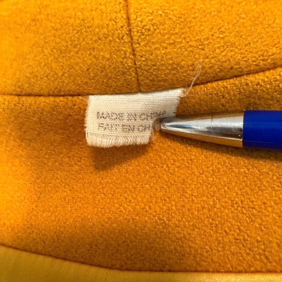 OOAK Classic Vintage 70s Mustard Wool Maxi Coat w/ Belt - Picture 10 of 10